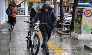 باران و باد شدید در نقاط مختلف کشور 