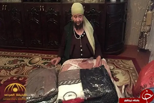 خوشحالی وصفناشدنی پیرزن از چهره اش!+عکس