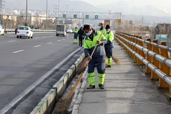 بزرگراه شهید یاسینی در منطقه۱۳ پاکسازی شد 