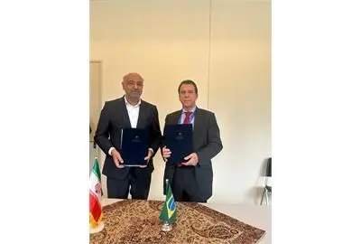 امضای تفاهم نامه مشترک وزرای کار ایران و برزیل