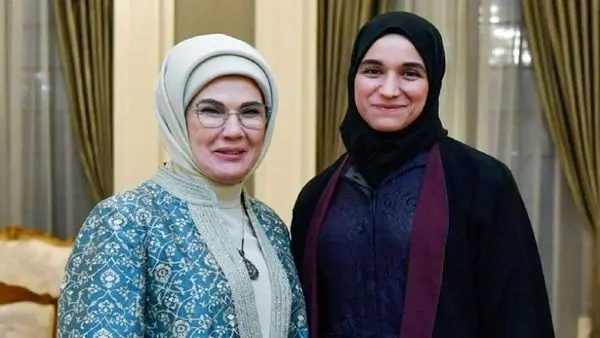 دیدار همسر اردوغان با همسر الجولانی در ترکیه+ عکس