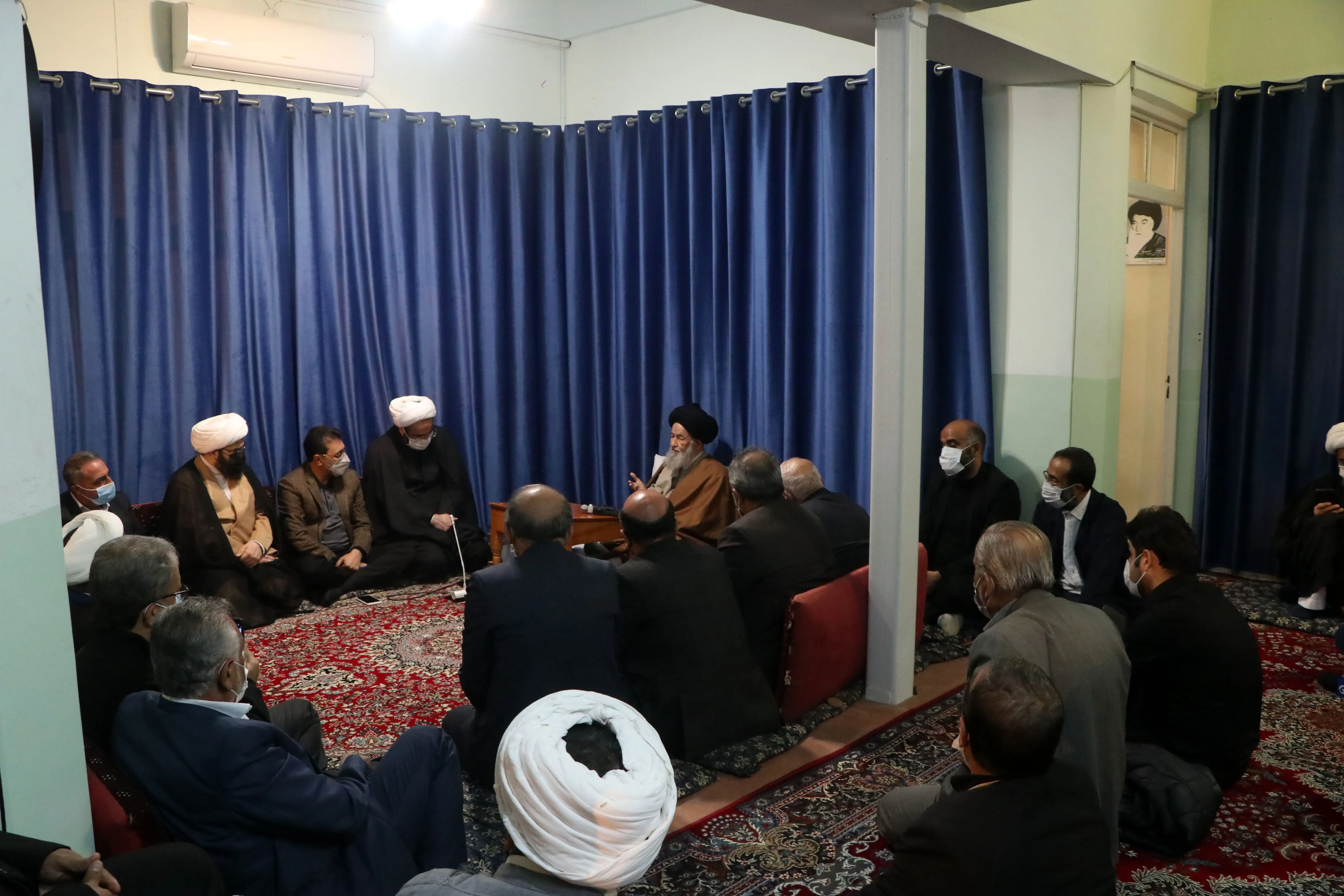 دیدار مسئولان شورای هیأت‌های مذهبی کشور با آیت‌الله العظمی علوی گرگانی

