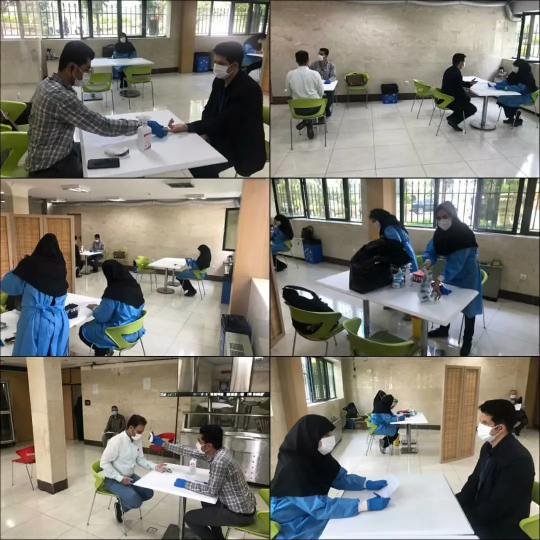 تست سلامت کارکنان شهرداری منطقه ۶ 

