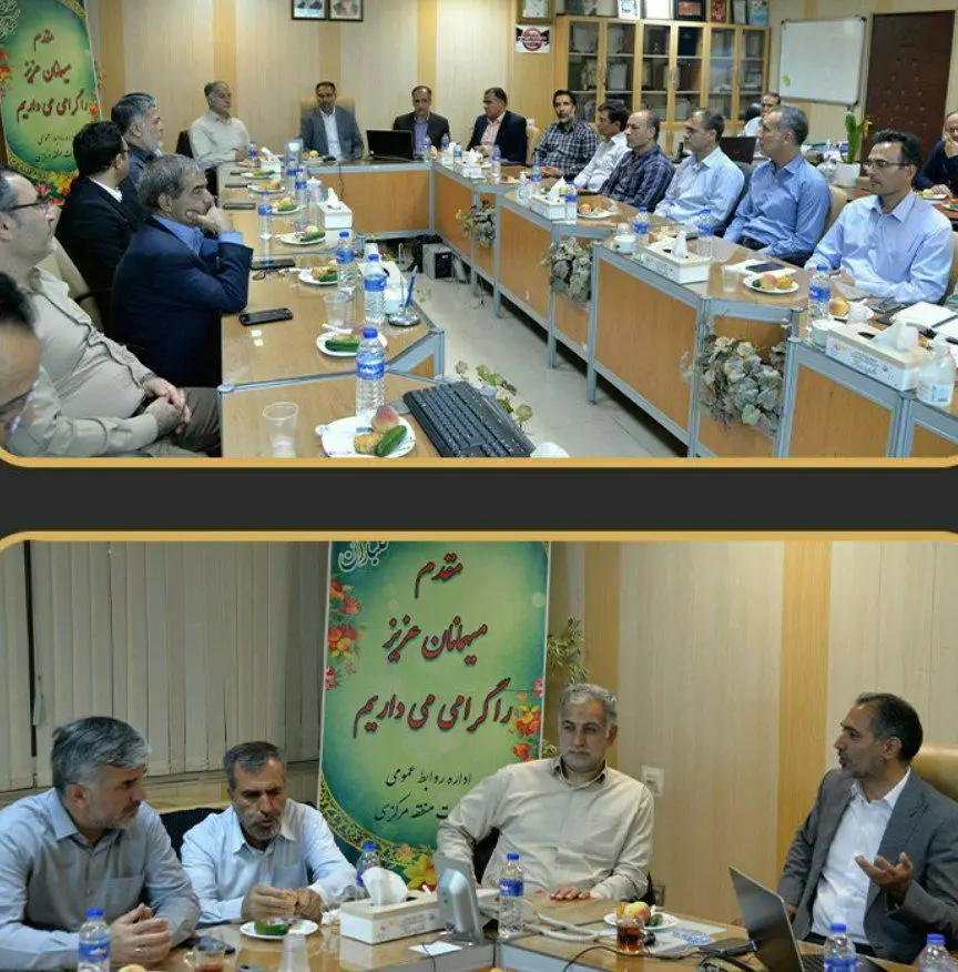 نشست هم اندیشی شهردار و اعضای شورای اسلامی شهر اراک با مدیر کل مخابرات منطقه مرکزی