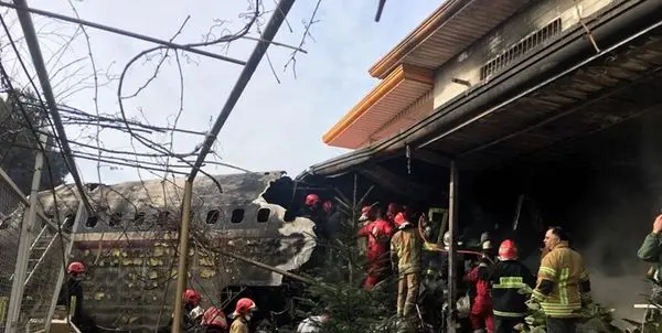 حضور خانواده قربانیان حادثه سقوط هواپیما + عکس