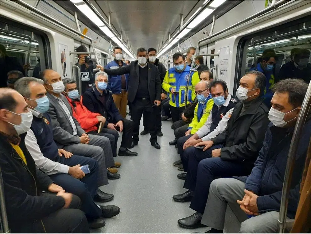 بازدید سازمان های متولی در مدیریت بحران از متروی تهران
