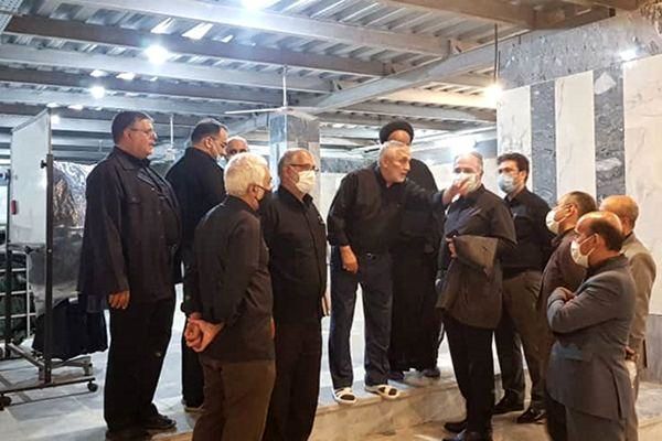  بازدید از آخرین وضعیت پروژه مرمت و بازسازی مسجد تاریخی ارک
