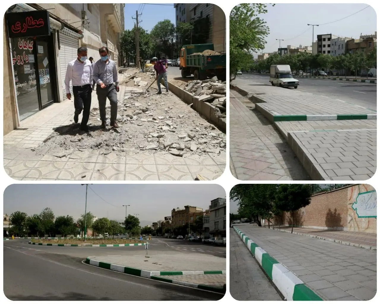  ارتقای نشاط و سرزندگی فضاهای شهری منطقه 15 با بهسازی پیاده راه ها