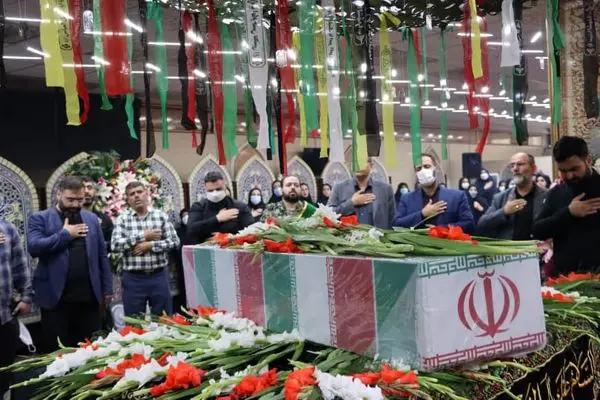 پیکر مطهر شهید گمنام تشییع شد