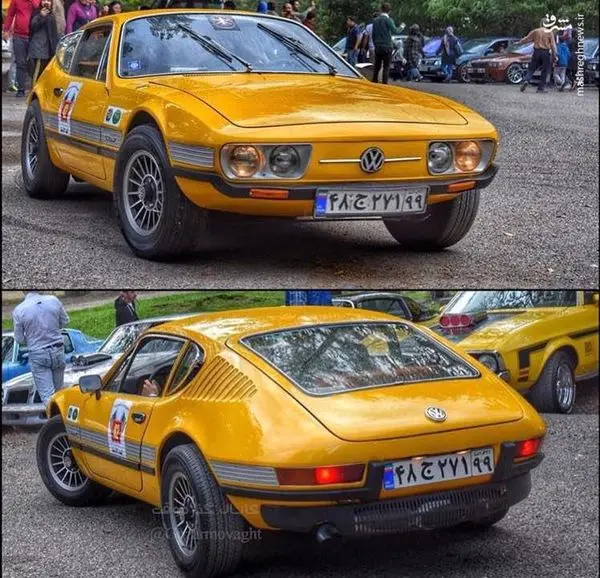 خودروی قدیمی برزیلی در تهران+عکس