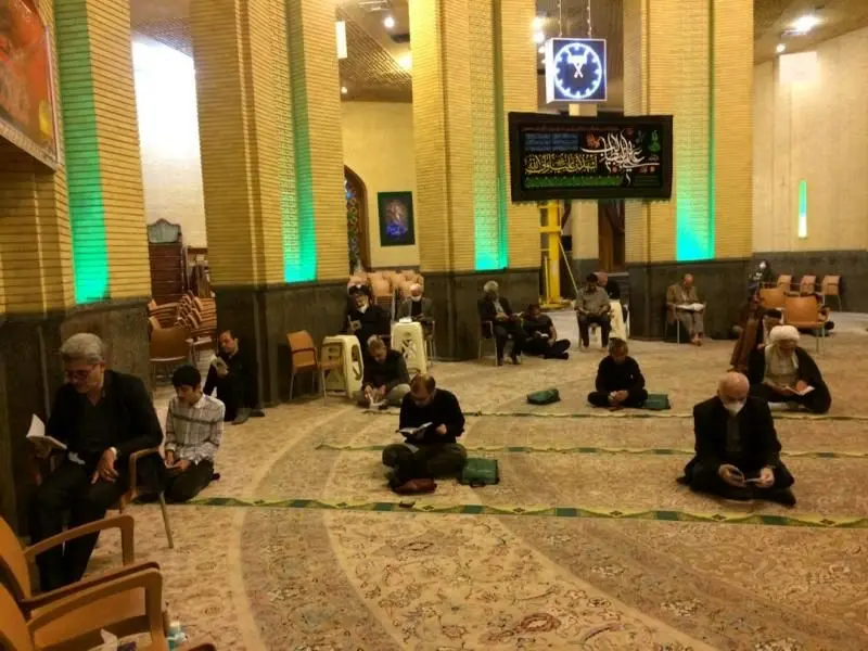 مراسم شب های قدر در مساجد منطقه سه

