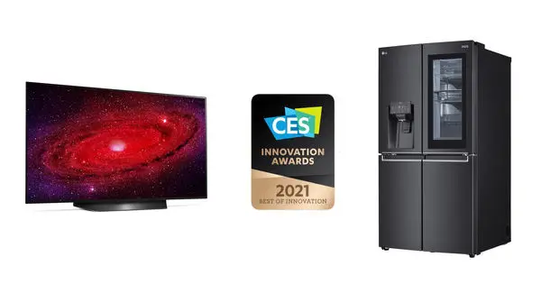 کسب عناوین برتر 2021 CES INNOVATION AWARDS توسط الجی