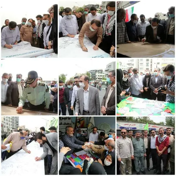 بازدید مسئولین کشوری و شهری از پردیس فرهنگی منطقه ۶