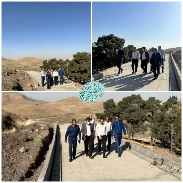 تجهیز وبهره برداری فاز دوم مسیر تندرستی بوستان جنگلی سرخه حصار