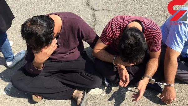 مردانی که شهرک غرب تهران را به هم ریخته بودند! + عکس