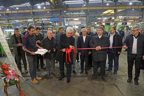  افتتاح خط تولید باک بنزین خودروهای دنا و پارس
