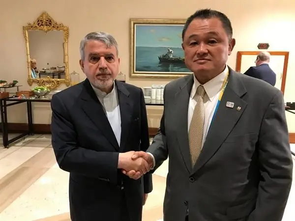 دیدار صالحی امیری با روسای کمیته ملی المپیک ژاپن و فرانسه