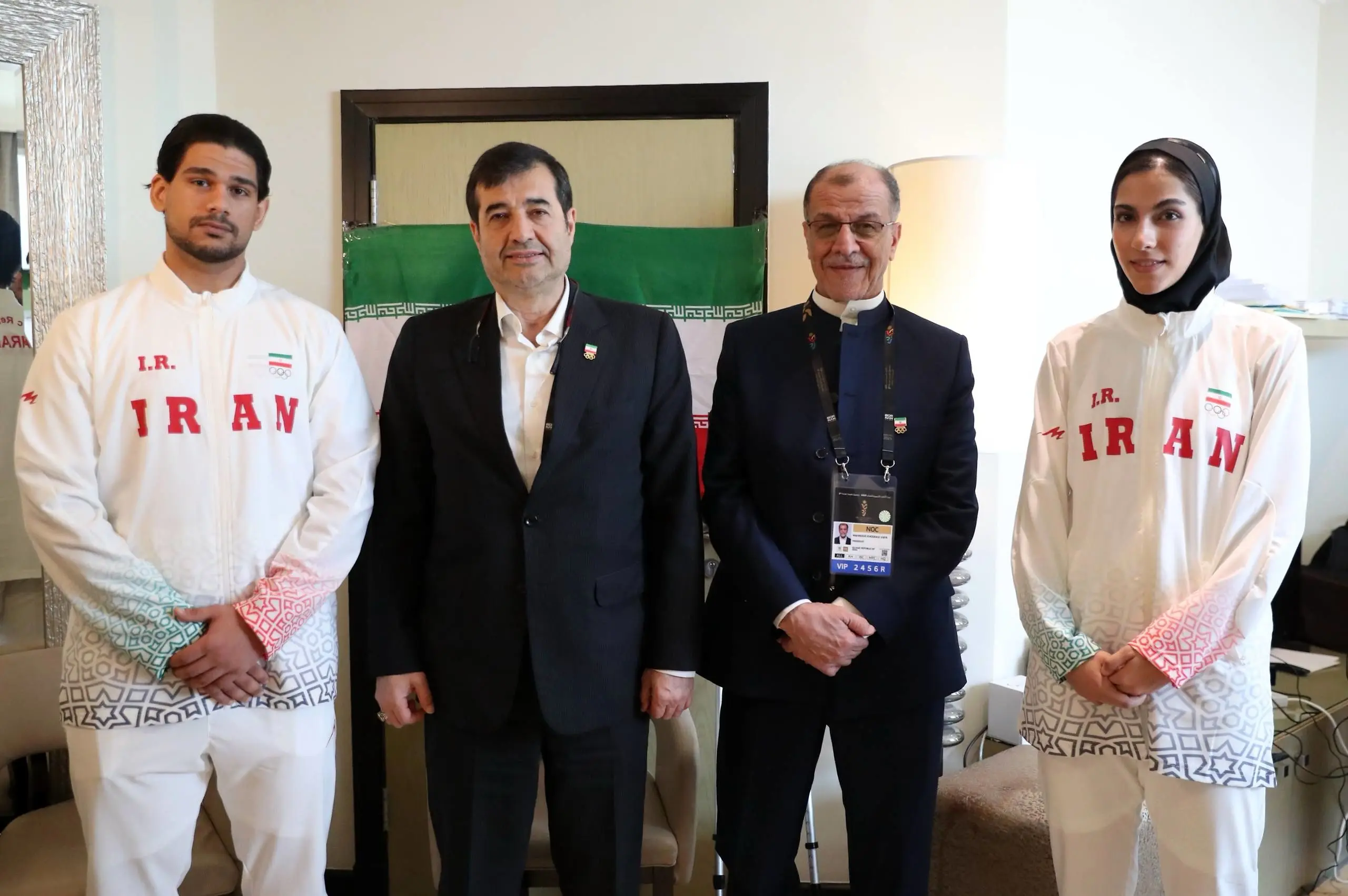 حضور دنیامالی و خسروی‌وفا در جمع کادر سرپرستی کاروان سفیران امید