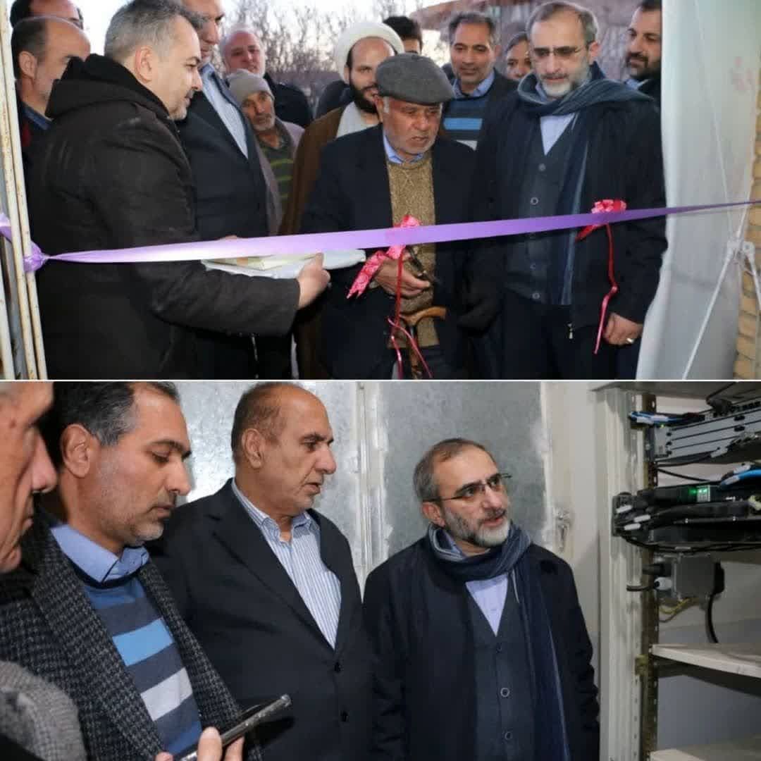 بهره برداری از توسعه 3 سایت روستایی همراه اول از توابع شهرستان آشتیان

