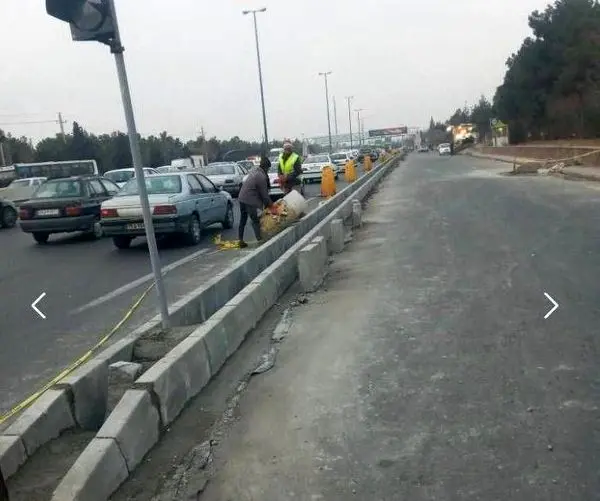 احداث پهلوگاه توقف اضطراری در بزرگراه خلیج فارس روبری بوستان افرا