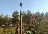 مخزن ذخیره آب ۲۰۰۰ مترمکعبی در منطقه ۱۲ به مرحله تکمیل سقف رسید