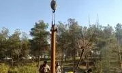 تجهیز و نوسازی چاه شماره ۴ برای آبرسانی به ۴۰ هکتار از فضای سبز بوستان جنگلی سرخه‌حصار