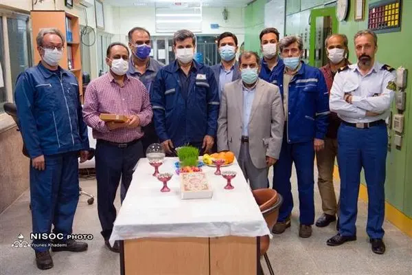 دیدار نوروزی مدیرعامل مناطق نفتخیز جنوب با کارکنان واحدهای عملیاتی