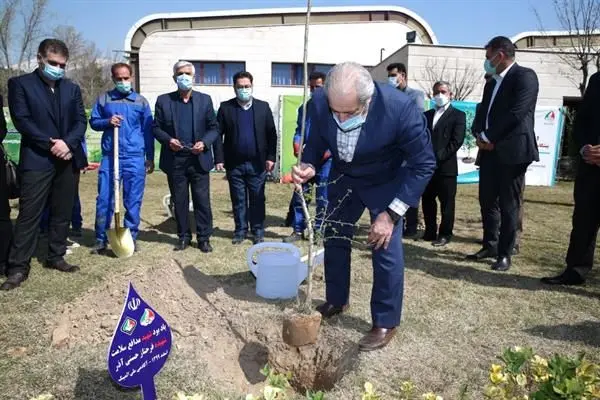 آیین گرامیداشت هفته درختکاری در آکادمی ملی المپیک برگزار شد