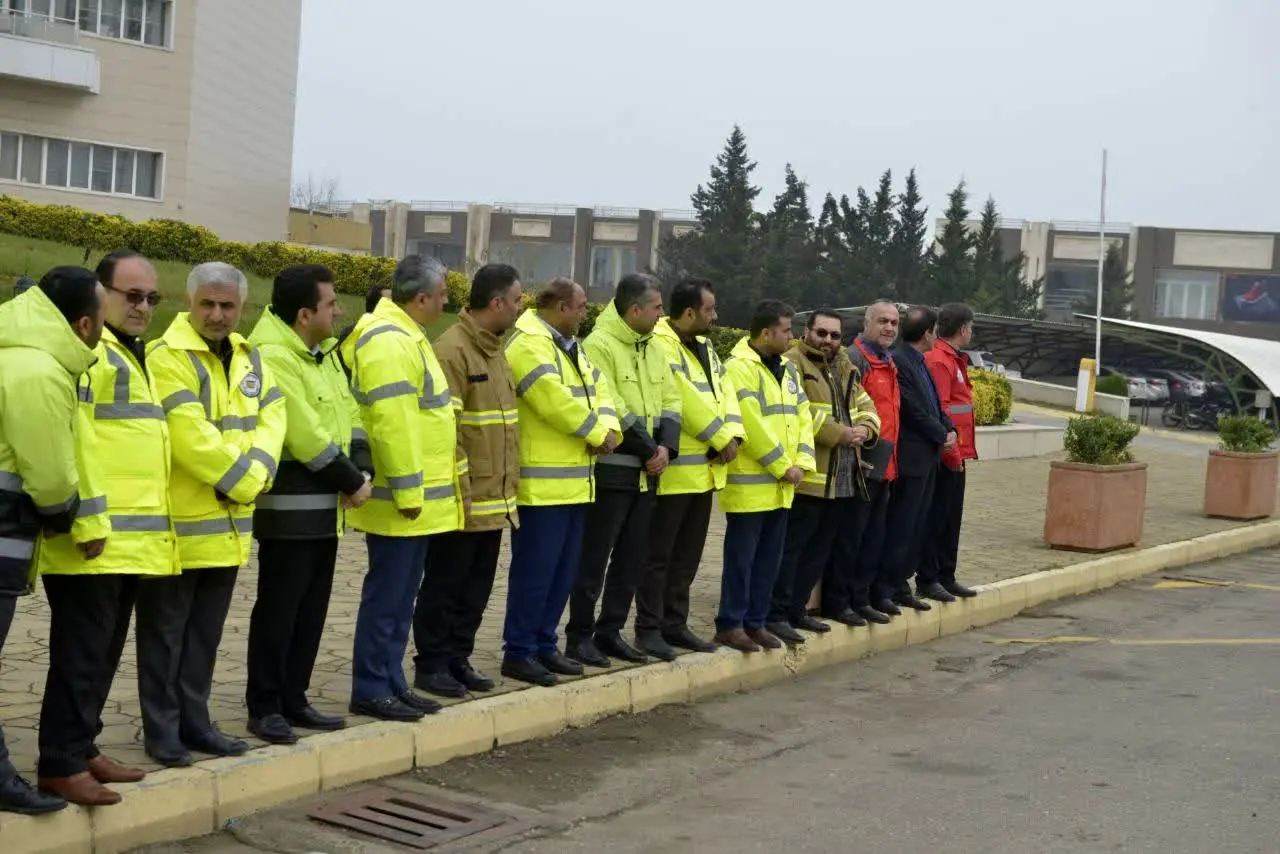 آمادگی ستاد مدیریت بحران سازمان منطقه آزاد انزلی برای مقابله با حوادث احتمالی 

