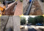 اجرای عملیات همسطح سازی دریچه در منطقه 3 تهران