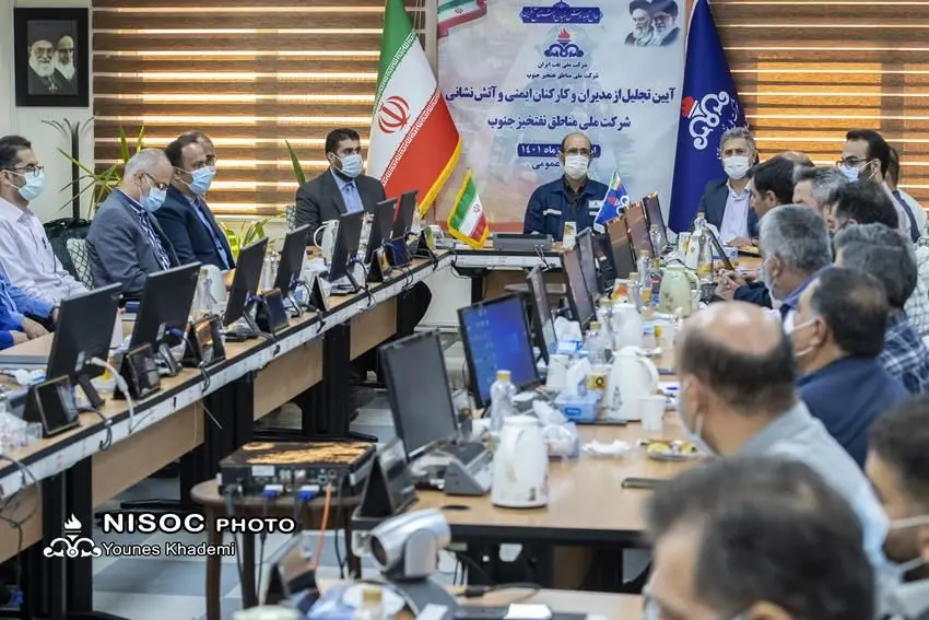 مراسم بزرگداشت روز ملی ایمنی و آتش نشانی در مناطق نفت خیز جنوب برگزار شد

