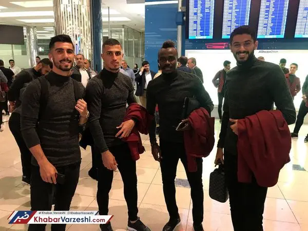 پرسپولیسی‌ها به دبی رسیدند + عکس