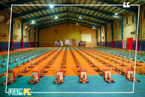 توزیع 1000 بسته کمک معیشتی در ماه مبارک رمضان