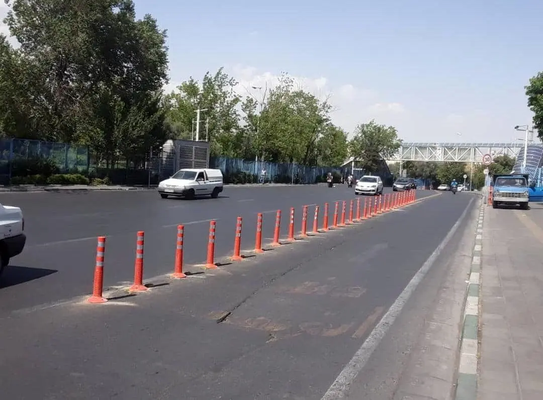 مسیر ترافیکی شرق به غرب خیابان شهید بهشتی ساماندهی شد