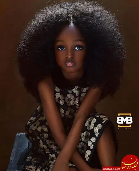 دو عکس دیدنی از زیباترین دختربچه جهان! + عکس