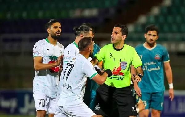 اعلام داور دیدار ذوب آهن و شمس آذر قزوین