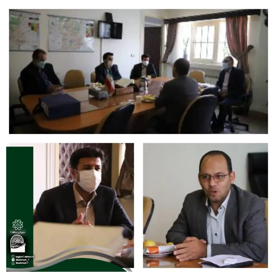 دیدار شهردار منطقه ۷ با رییس آموزش و‌ پرورش منطقه