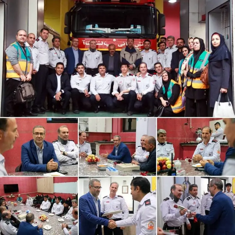  از قهرمانان شهامت و فداکاری در پهنه مرکزی تهران تجلیل شد