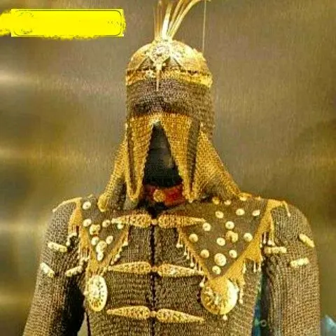 زره طلایی و باشکوه سلطان مصطفی سوم پادشاه عثمان+عکس