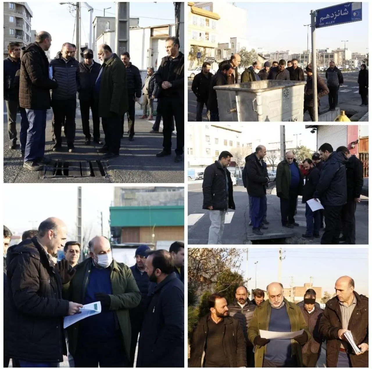 بازدید مدیر کل هماهنگی، نظارت و کنترل معاونت هماهنگی و امور مناطق شهرداری تهران از ناحیه یک شهرداری منطقه ۲۱