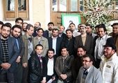 تصویری دیده نشده از امام خمینی (ره) در دسته عزاداری