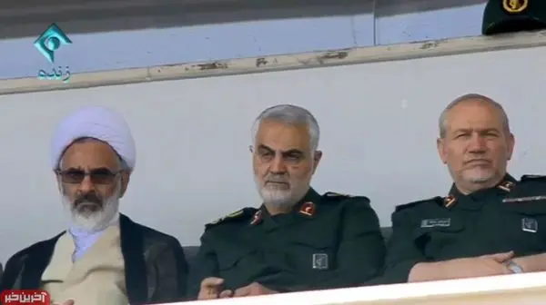 سردار سلیمانی در همایش ده‌ها هزار‌نفری بسیجیان+عکس