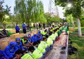 رقابت دوستانه تیم هنرمندان کشور با تیم سندروم دوان 