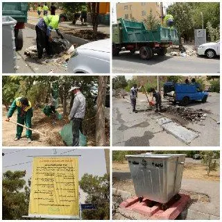  ​اجرای طرح ویژه نگهداشت شهر در شهرک مسکونی دانشگاه منطقه ۲۱ 