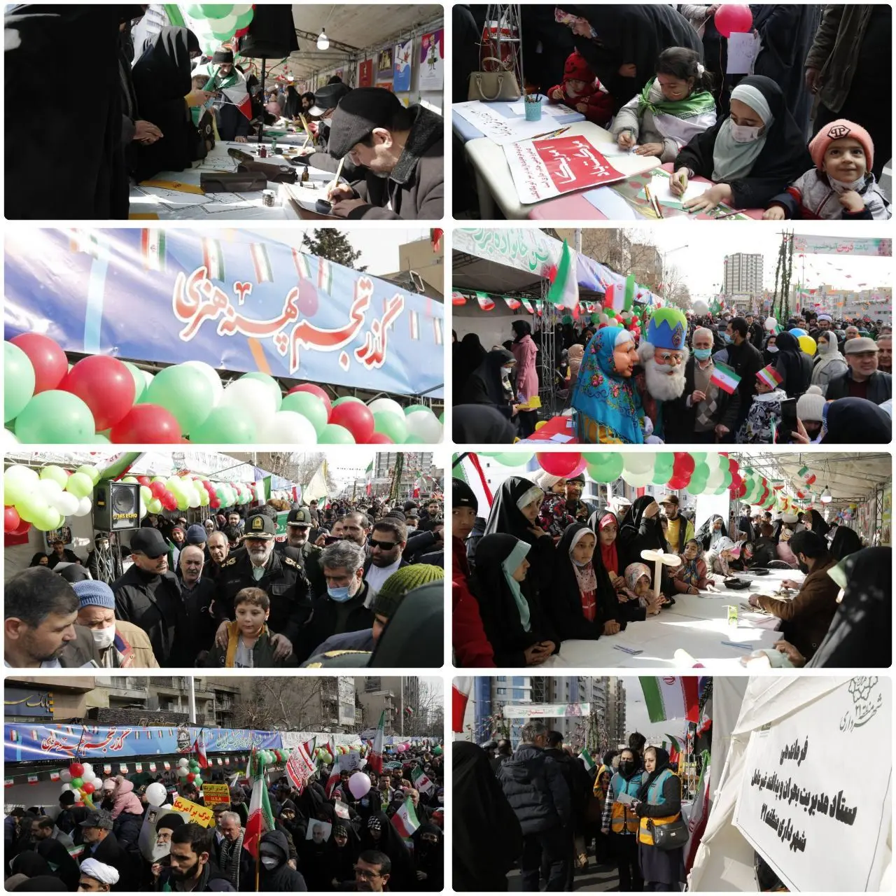 گذر تجسم پهنه هنری شهرداری تهران و خدمت‌رسانی متنوع مدیریت شهری منطقه ۲۱