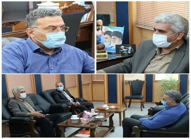 دیدار مدیر عامل شرکت آب وفاضلاب استان مرکزی با فرماندار ساوه

