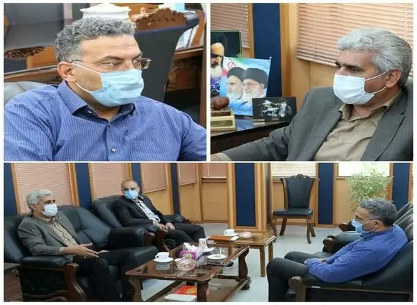 دیدار مدیر عامل شرکت آب وفاضلاب استان مرکزی با فرماندار ساوه

