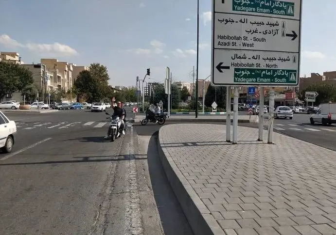 رفع گره ترافیکی میدان حسن حسینی محله تیموری  

