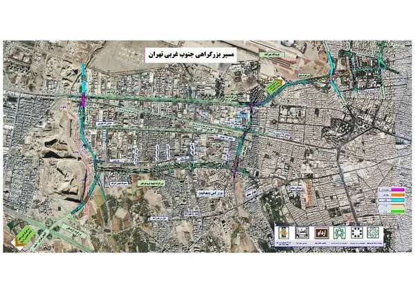 آغاز عملیات احداث شاخه غربی ادامه بزرگراه یادگار امام(ره)

