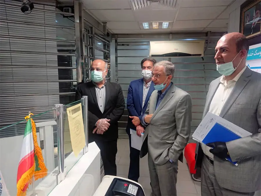 دیدار مدیرعامل بانک دی با رییس بیمارستان خاتم الانبیاء
